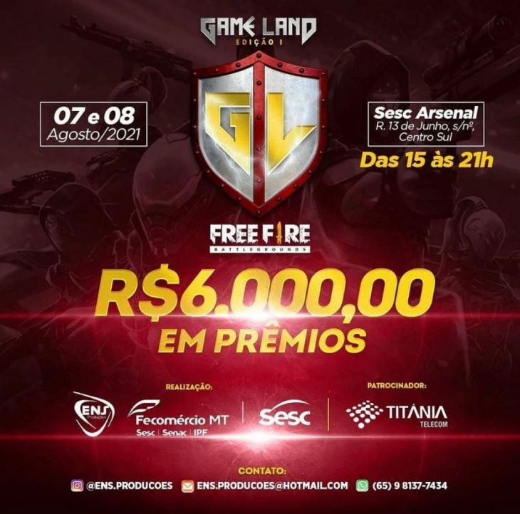 Maior torneio de Free Fire do ano começa hoje (10)